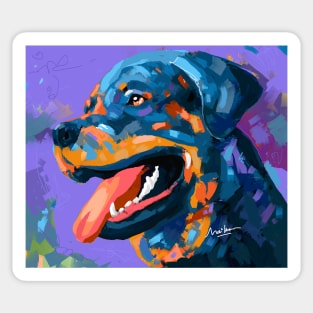 Rottweiler dog lover Sticker